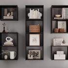 Conjunto Nichos 10 Compartimento Alfa Preto Onix