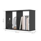 Conjunto Nichos 2 Compartimento Chicago Preto Onix