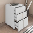 Conjunto Office Com Cômoda E Livreiro Com Nichos Crystal Bran