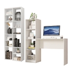 Conjunto Office Escrivaninha Com Estante E Livreiro Multiuso