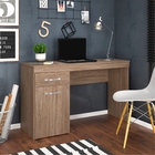 Conjunto Office Escrivaninha E Livreiro Martina Nogal