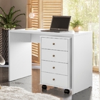 Conjunto Office Gaveteiro E Escrivaninha Martin Branco