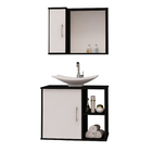 Conjunto Olimpic Mdf Gabinete Para Banheiro Com Cuba E Espelh