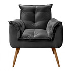 Conjunto Opala De 2 Poltronas Veludo Star Confort