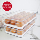 Conjunto Organizar Geladeira 3 Peças Ovos Escorredor Salada