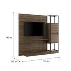 Conjunto Painel De Tv Dakota Legno