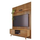 Conjunto Painel E Estante Emberstone Cumaru