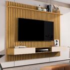 Conjunto Painel E Nicho 1.8 Macaé Cumaru Off White