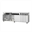 Conjunto Painel E Rack Atraente Para Tv Até 75 Polegadas Jcm