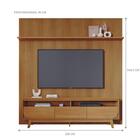 Conjunto Painel E Rack Coimbra Cumaru