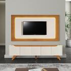 Conjunto Painel E Rack Grécia Para Tv Até 65 Polegadas Com Le