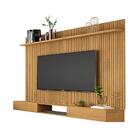 Conjunto Painel Ripado Frisado E Nicho 1.8 Nassau Cumaru