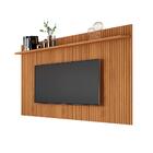 Conjunto Painel Ripado Frisado E Nicho 1.8 Nassau Nature Off