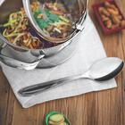 Conjunto Panela Allegra Aço Inox Fundo Triplo E Colher Para A