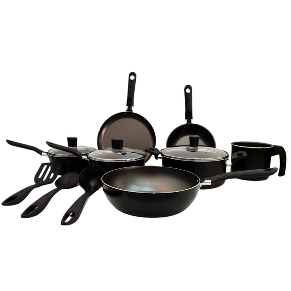 Conjunto Panelas 10 Peças Ebony Preto Brinox