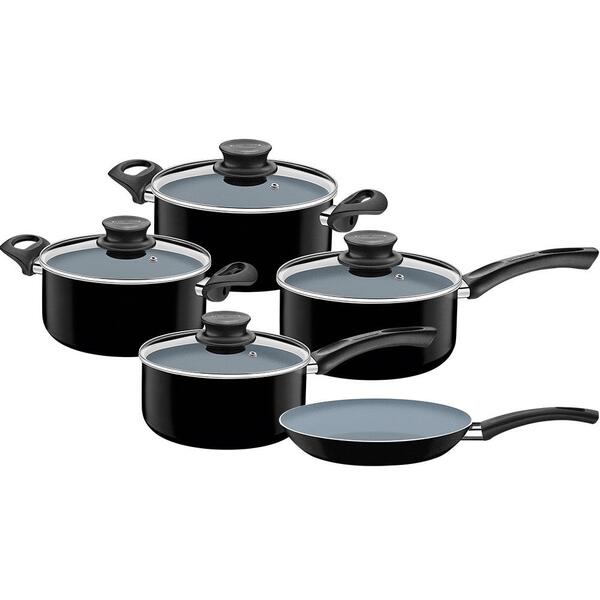 Conjunto Panelas 5 Peças Revestimento Cerâmico Tramontina