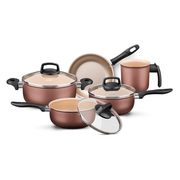 Conjunto Panelas Mta Florence Supra Tvt 5 Peças