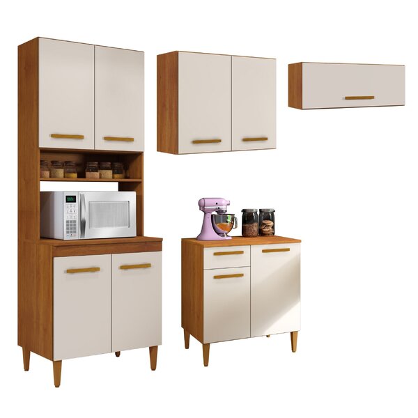 Conjunto Paneleiro 4 Portas Balcão 2 Portas Aéreo 2 Portas E