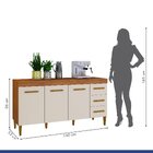 Conjunto Paneleiro 4 Portas Balcão 3 Portas Aéreo 3 Portas E