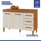 Conjunto Paneleiro 4 Portas Balcão Com Tampo Aéreo 2 Portas E