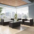 Conjunto Para Área Externa Amatheia Marrom