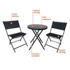 Conjunto Para Área Externa Chile Preto