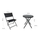 Conjunto Para Área Externa Chile Preto