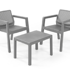 Conjunto Para Área Externa Corfu Iii Grafite