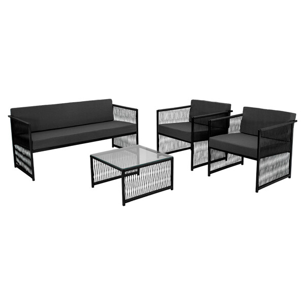 Conjunto Para Área Externa De Fibra Sintética - 02 Poltronas