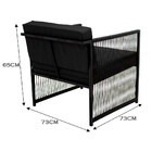 Conjunto Para Área Externa De Fibra Sintética - 02 Poltronas