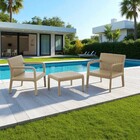 Conjunto Para Área Externa Maldivas Com 2 Poltronas  1 Mesa -