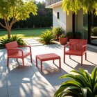 Conjunto Para Área Externa Maldivas Com 2 Poltronas  1 Mesa -