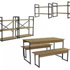 Conjunto Para Area Gourmet 05 Pecas Industrial Crome 25 Kappe