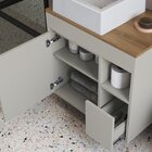 Conjunto Para Banheiro 148cm Com 4 Peças Gabinete Suspenso Co