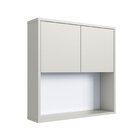 Conjunto Para Banheiro 148cm Com 4 Peças Gabinete Suspenso Co