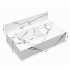 Conjunto Para Banheiro 1 Espelho Bisotê 1 Bancada Com Cuba 1