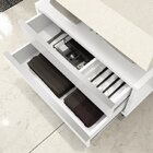 Conjunto Para Banheiro 1 Espelho Bisotê 1 Gaveteiro Com Rodíz