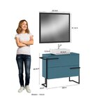 Conjunto Para Banheiro 1 Gabinete Com Cuba E Espelheira Viso