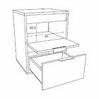 Conjunto Para Banheiro 1 Porta 1 Gaveta Florata Cnj3054  Bran