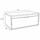 Conjunto Para Banheiro 2 Portas 1 Gaveta Croma Cnj3053  Branc