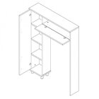 Conjunto Para Banheiro 2 Portas C00801 Ozini Branco