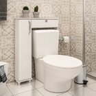 Conjunto Para Banheiro 2 Portas C00801 Ozini Branco