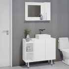 Conjunto Para Banheiro 3 Portas Cnj1039  Branco