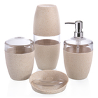 Conjunto para Banheiro 4 Peças Saboneteira Porta Escovas Marf