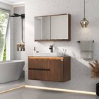 Conjunto Para Banheiro Adelaide 90 Suspenso Com Cuba Aurora B