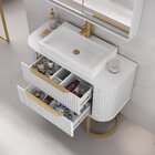 Conjunto Para Banheiro Alice 1 Metro Com Pés E Cuba Aurora Br