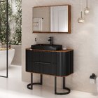 Conjunto Para Banheiro Alice 1 Metro Com Pés E Cuba Aurora Pr