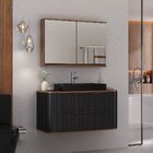 Conjunto Para Banheiro Alice 1 Metro Suspenso Com Cuba Aurora