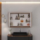 Conjunto Para Banheiro Alice 1 Metro Suspenso - Sem Cuba - Fa