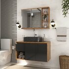 Conjunto Para Banheiro Apollo 90 Suspenso Cuba Stella - Fabri